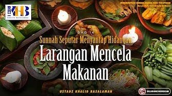 Larangan Mencela Makanan